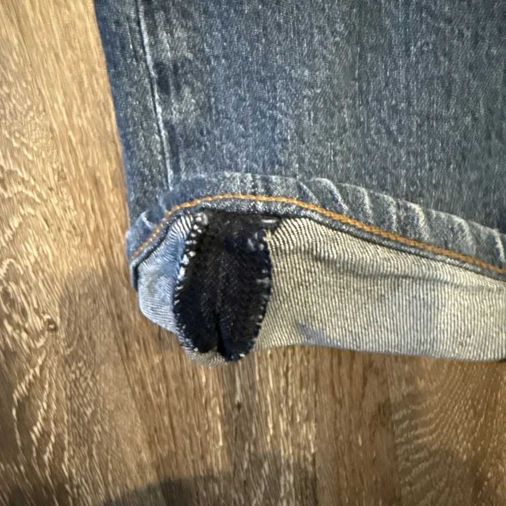 Aviator Jeans Mens 36 Blue Denim Stretch Made in USA Classic Five Pocket Travel